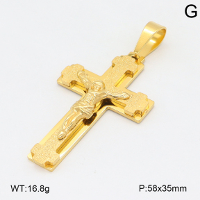 2P2005681bbov-382  Stainless Steel Pendant