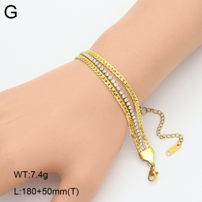 2B4005681bbml-712  Stainless Steel Bracelet