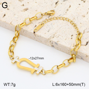 2B4005689bbml-712  Stainless Steel Bracelet