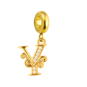 6AC303615aaki-691  Stainless Steel Pendant  PD1823YG