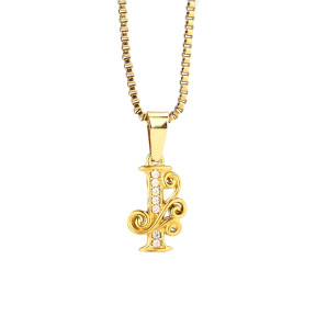 6N4004662vbll-691  Necklace Size：40+5cm  Stainless Steel Necklace  DN0123IG