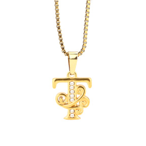 6N4004684vbll-691  Necklace Size：40+5cm  Stainless Steel Necklace  DN0123TG