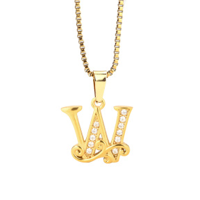 6N4004690vbll-691  Necklace Size：40+5cm  Stainless Steel Necklace  DN0123WG