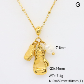 6N3002049bhva-908  Cultured Freshwater Pearls  Stainless Steel Necklace