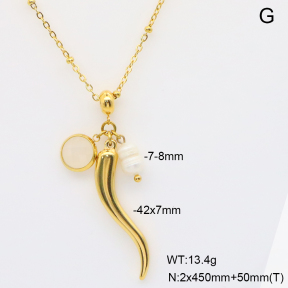 6N4004701bhva-908  Cultured Freshwater Pearls  Stainless Steel Necklace