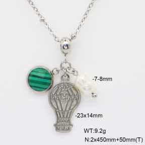 6N4004726vbpb-908  Cultured Freshwater Pearls  Stainless Steel Necklace