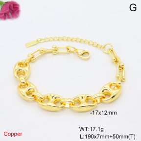 F6B200348bhia-L017  Fashion Copper Bracelet