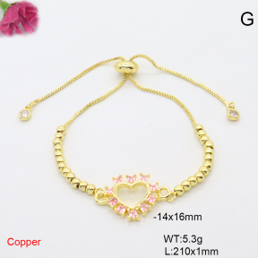 F6B407039ablb-L017  Fashion Copper Bracelet