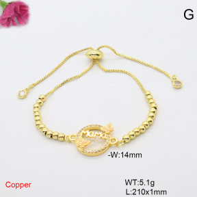 F6B407042ablb-L017  Fashion Copper Bracelet