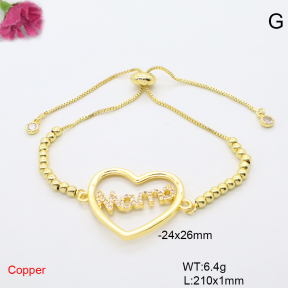 F6B407045ablb-L017  Fashion Copper Bracelet