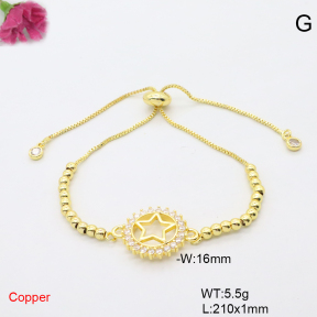 F6B407046ablb-L017  Fashion Copper Bracelet