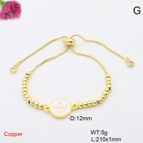 F6B407051ablb-L017  Fashion Copper Bracelet