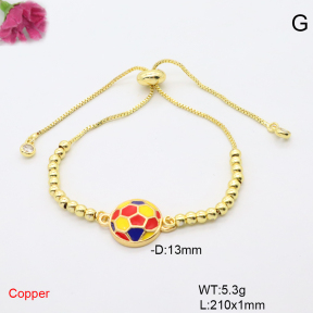 F6B407052ablb-L017  Fashion Copper Bracelet