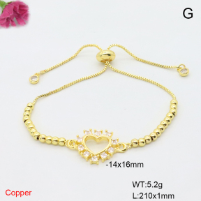F6B407056ablb-L017  Fashion Copper Bracelet