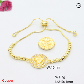 F6B407058ablb-L017  Fashion Copper Bracelet