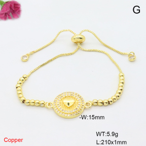 F6B407059ablb-L017  Fashion Copper Bracelet