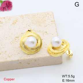 F6E302142ablb-L017  Fashion Copper Earrings