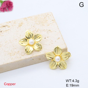 F6E302145baka-L017  Fashion Copper Earrings