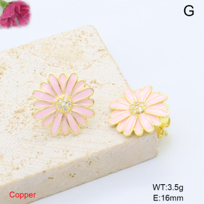 F6E302147ablb-L017  Fashion Copper Earrings
