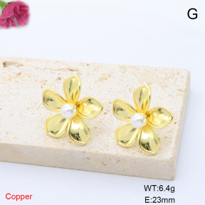 F6E302154ablb-L017  Fashion Copper Earrings