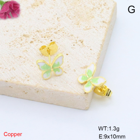F6E302159baka-L017  Fashion Copper Earrings