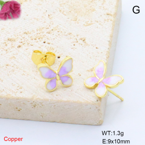 F6E302161baka-L017  Fashion Copper Earrings