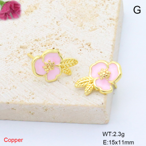 F6E302163baka-L017  Fashion Copper Earrings
