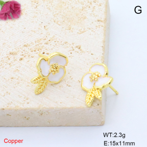 F6E302164baka-L017  Fashion Copper Earrings