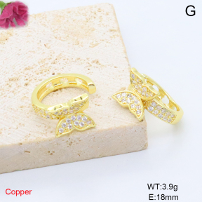F6E405864ablb-L017  Fashion Copper Earrings