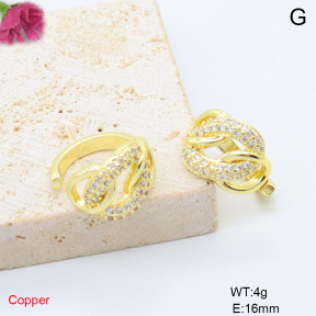 F6E405866bhva-L017  Fashion Copper Earrings