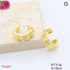 F6E405868ablb-L017  Fashion Copper Earrings