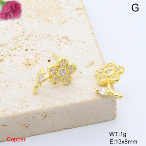 F6E405872ablb-L017  Fashion Copper Earrings