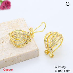F6E405874bhva-L017  Fashion Copper Earrings