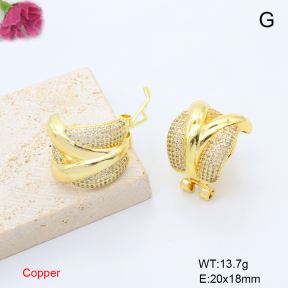 F6E405876bhva-L017  Fashion Copper Earrings