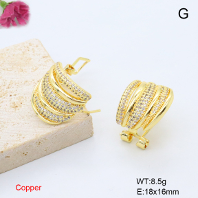F6E405877bhva-L017  Fashion Copper Earrings