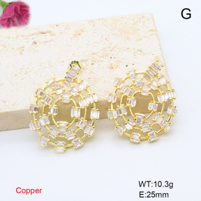 F6E405881bhva-L017  Fashion Copper Earrings