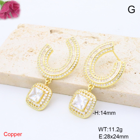 F6E405883ahjb-L017  Fashion Copper Earrings