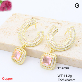 F6E405887ahjb-L017  Fashion Copper Earrings