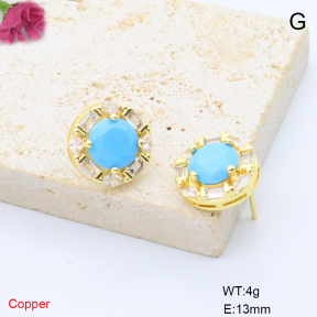 F6E405892vbmb-L017  Fashion Copper Earrings