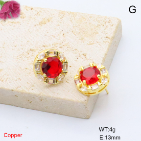 F6E405894vbmb-L017  Fashion Copper Earrings