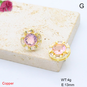 F6E405896vbmb-L017  Fashion Copper Earrings