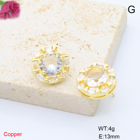 F6E405897vbmb-L017  Fashion Copper Earrings