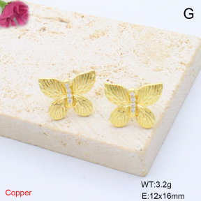 F6E405898ablb-L017  Fashion Copper Earrings