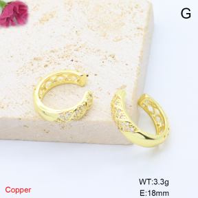 F6E405903ablb-L017  Fashion Copper Earrings