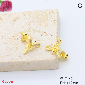 F6E405904ablb-L017  Fashion Copper Earrings