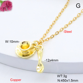 F6N201185vaia-L017  Fashion Copper Necklace
