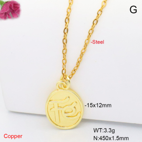 F6N201201aahl-L017  Fashion Copper Necklace