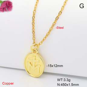 F6N201203aahl-L017  Fashion Copper Necklace