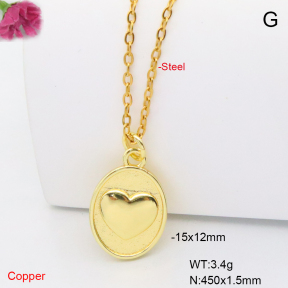 F6N201205aahl-L017  Fashion Copper Necklace