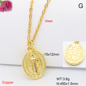 F6N201207aahl-L017  Fashion Copper Necklace